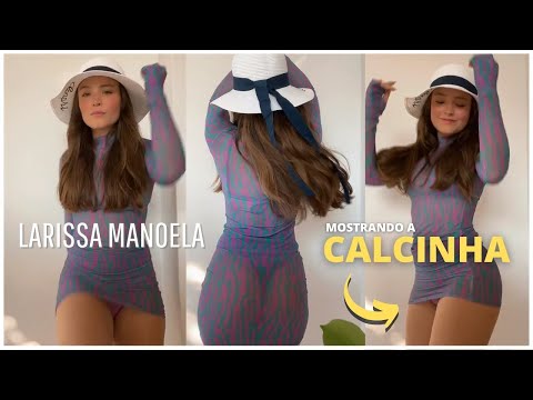 Larissa Manoela Dançando Funk com Vestido Curto Ousado 😈 (Mostrando a CALCINHA!!!) 🔥