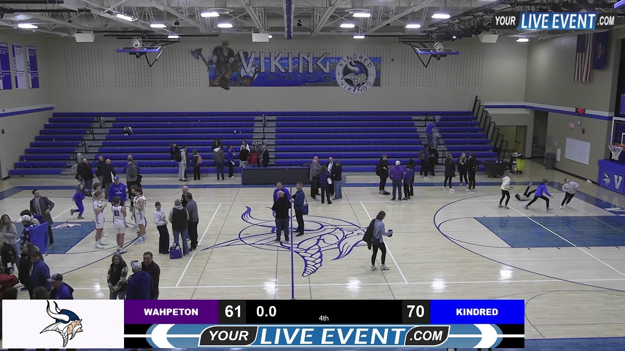 Wahpeton vs Kindred - North Dakota High School Boys Basketball