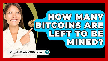 How Many Bitcoins Are Left to Be Mined? - CryptoBasics360.com