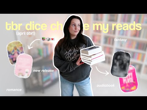 tbr dice choose my april reads! 📚🎲💌