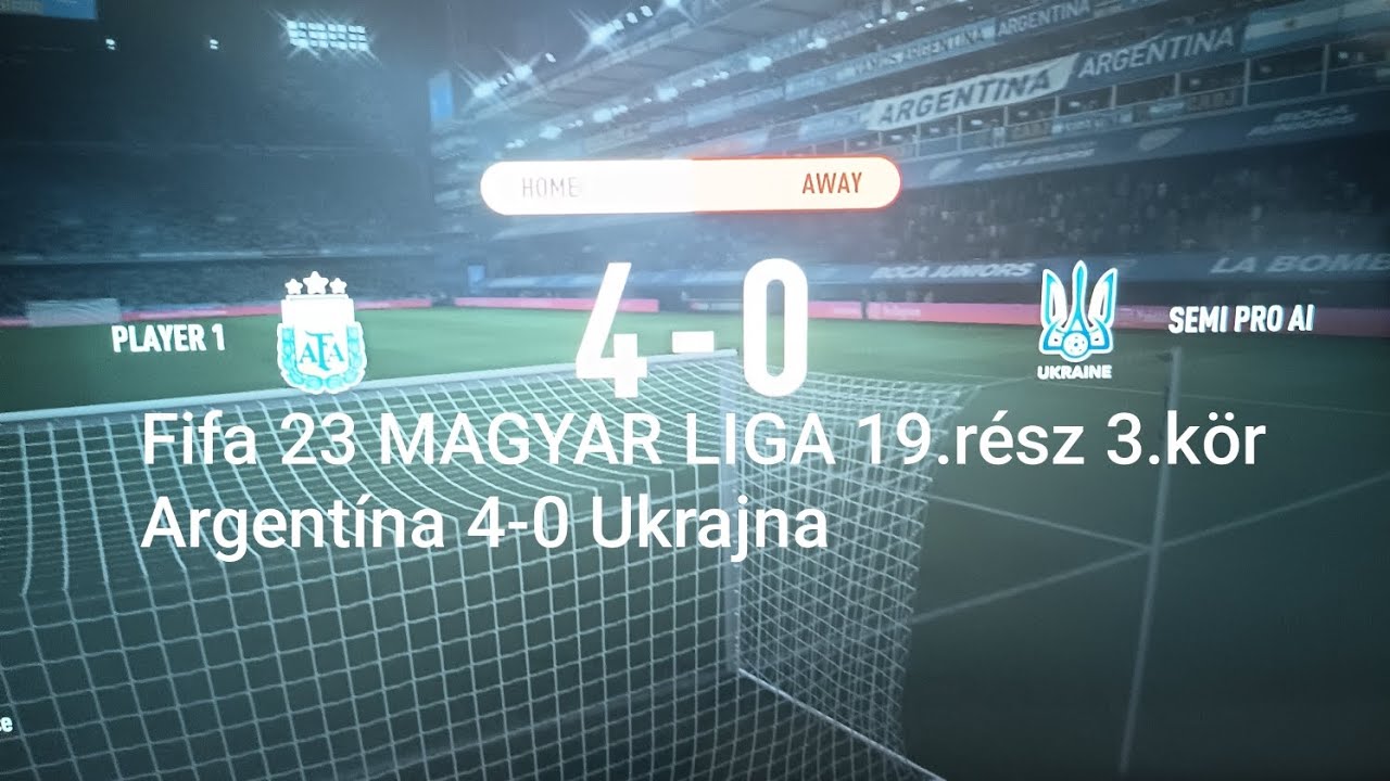 Fifa 23 MAGYAR LIGA 19.rész 3.kör Argentína 4-0 Ukrajna 