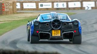 Gordon Murray T50 SCREAMING V12 SOUNDS at Goodwood FOS