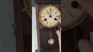 ANTIQUE GERMAN JUNGHANS MINI WALL CLOCK