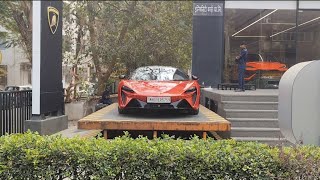 Mclaren Artura Going In The Showroom