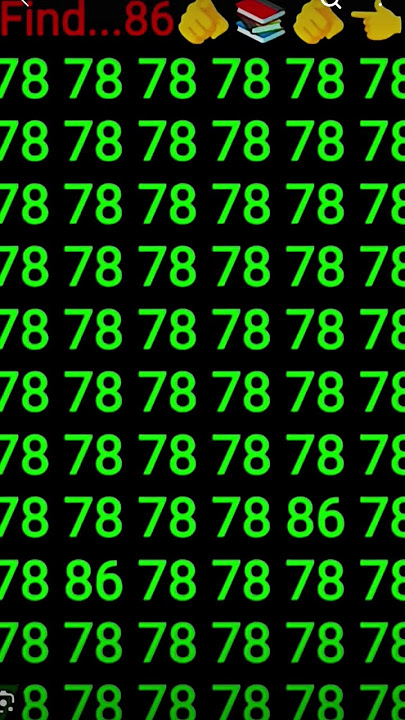 Find number 86.  #numberpuzzle