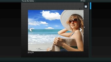 How to add an image gallery in Trendy Site Builder 1.1.0?