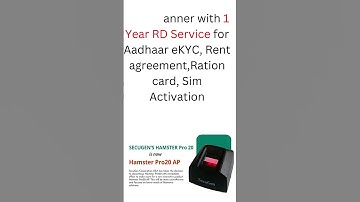 SecuGen Hamster Pro 20 Biometric Finger Print Scanner