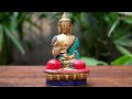 Brass sitting buddha statue  statuestudio