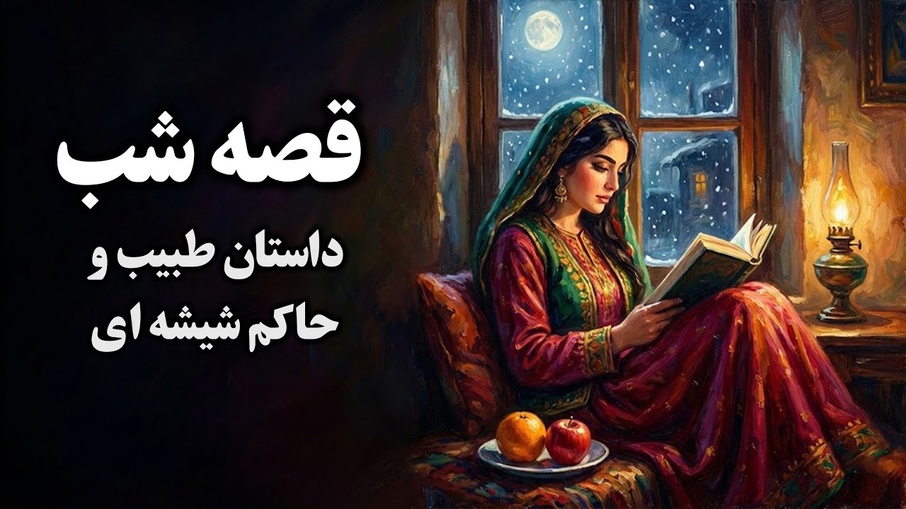 قصه شب برای خواب آرام بزرگسالان| راحت بخواب با داستان فارسی جدید: طبیب و حاکم شیشه ای
