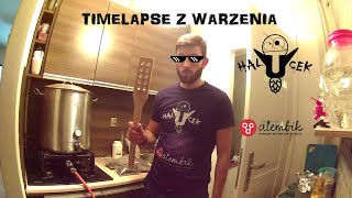 Timelapse z warzenia Smoked Stout - Halucek & Alembik.eu