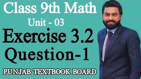 Class 9th Math Unit-3 - Exercise 3.2 Question 1 (i-iv) - How to find the Common algorithm - PTBB