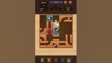 Roll the Ball slide puzzle Star G Pack Level 57 Solution