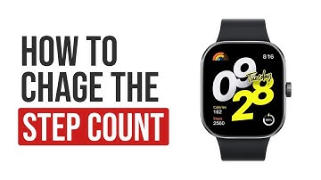 Redmi Watch 4 - How To Change Step And Calories Count