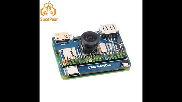 Spotpear Raspberry Pi CM4 IO Board expansion board Onboard Camera Same Size as the CM4
