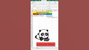 🔥आप किसी भी उत्पाद की 🚀 expiry date की गणना कैसे कर सकते हैं? #excel #exceltips #exceltricks