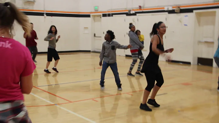 Yadira turns 9 and celebrates with a Zumba party