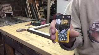 Repair of Basement window by Bob Lee's woodshop
