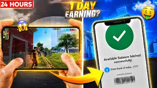 🤑How much can I earn in 24 hours playing solo tournaments 🤔 | Free Fire Solo Tournament Gameplay🔥