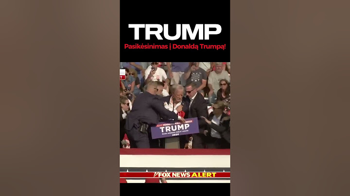 Pasikėsinimas į Donaldą Trumpą