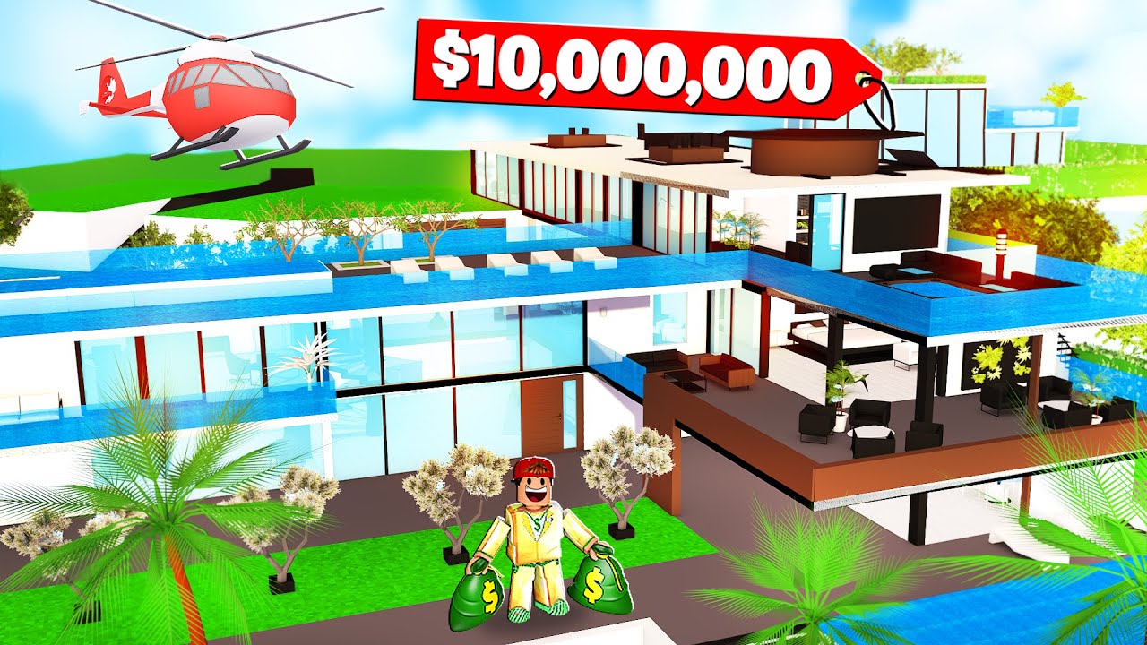 Ich BAUE eine 100.000.000$ MEGA VILLA in Roblox!