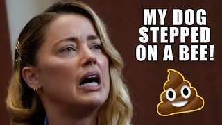 Amber Heard 'My Dog Stepped on a Bee!' - Ultimate Compilation