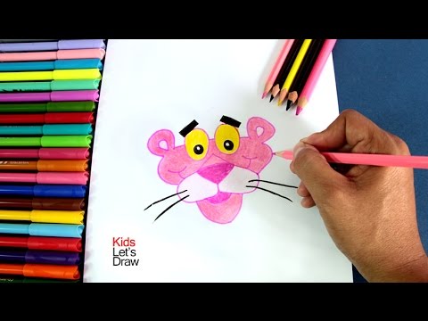 Cómo dibujar a la Pantera Rosa | How to draw The Pink Panther - YouTube