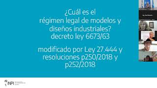 INPI Argentina  Taller sobre Modelos y Diseños Industriales