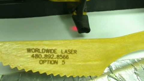 laser marking wood www.wlsc.com Worldwide Laser automation, laser integrator