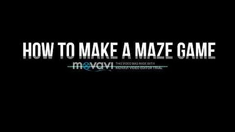How to make a maze game