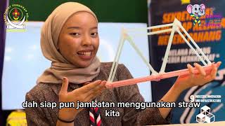 STRAW BRIDGE FOR SDG 9 BY KELANA PAHANG#kelanapahang 