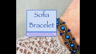 Sofia Bracelet  Bronzepony Beaded Jewelry