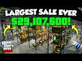 Gta online how i made 29107600 in under one day my largest sale ever