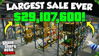 GTA Online How I Made $29,107,600 In Under One Day! (My LARGEST Sale Ever!)