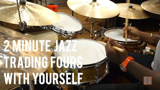 Trading 4's With Yourself - Ulysses Owens, Jr. | 2 Minute Jazz