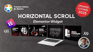 Create Horizontally Scrolling Websites with Elementor Horizontal Scroll widget