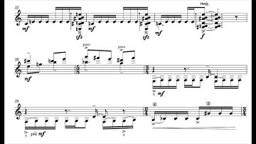 Nejc Kuhar: Sonata No. 1 for solo guitar, 3rd Movement