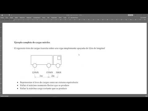 Ejercicio completo de cargas móviles