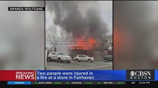 2 Injured After Fire Rips Through Fairhaven Convenient Store