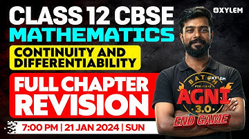 Class 12 CBSE - Mathematics - Continuity and Differentiability | Xylem CBSE 11 & 12