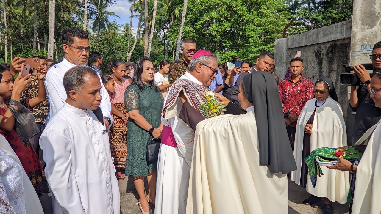 Penyambutan Bapa Uskup Keuskupan Maumere & Wakil Bupati Sikka Di Biara Flos Carmeli | 18 Mei 2025