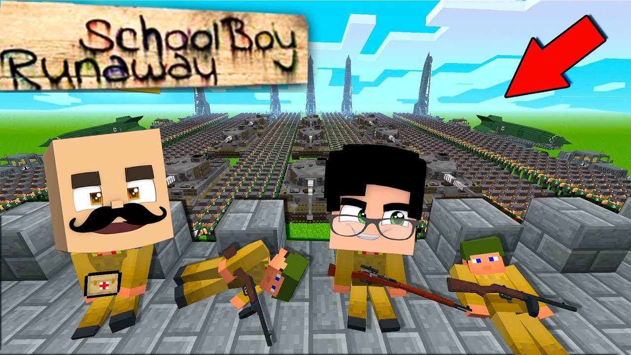 ტერორისტებს გავექეცით! - Schoolboy Runaway Minecraft Part 30