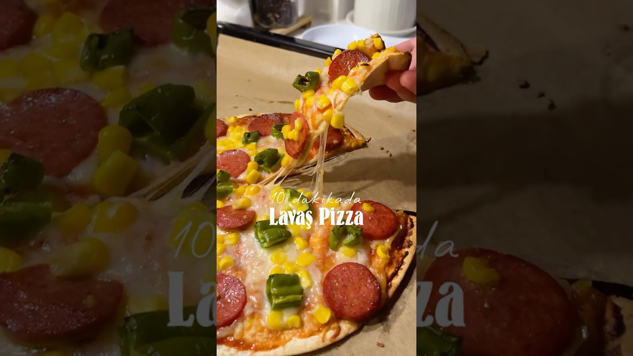 Lavaş Pizza yaptık!🍕 hem pratik hem de lezzetli😋 #viral #tarif #shortvideo #shortsviral #pizza Lavaş Pizza yaptık!🍕 hem pratik hem de lezzetli😋 #viral #tarif #shortvideo #shortsviral #pizza