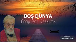 BOŞ DÜNYA | NECİP FAZIL KISAKÜREK