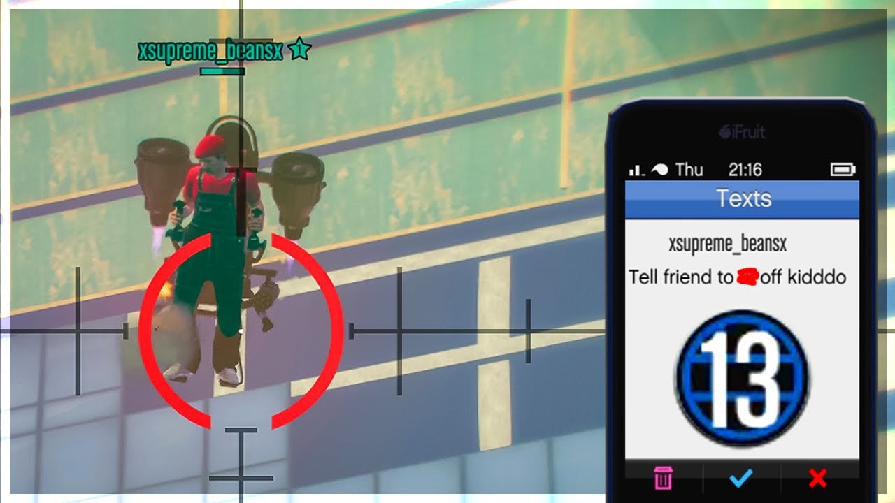 Jetpack Griefer Underestimates My Level 13 Account on GTA 5 Online