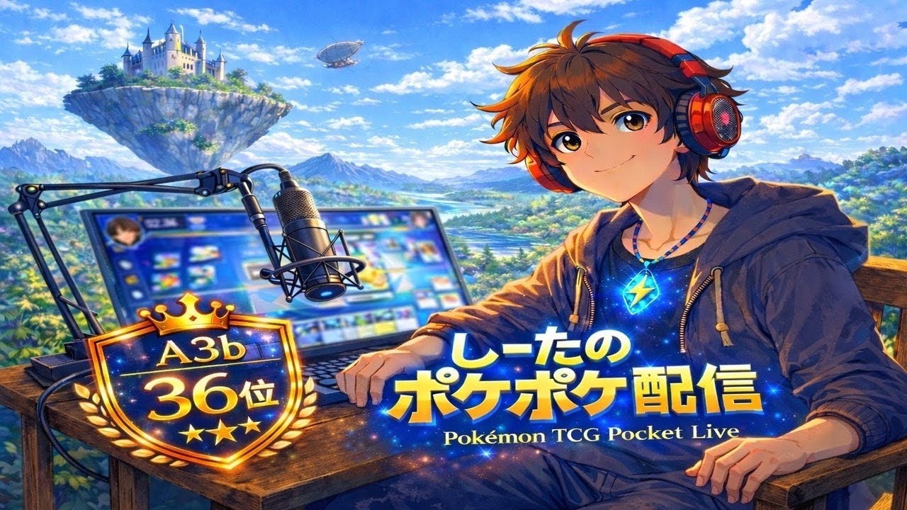 世界ランカーなら新環境でも10連勝余裕説検証してみた。(ハラバリー模索）【ポケポケ】