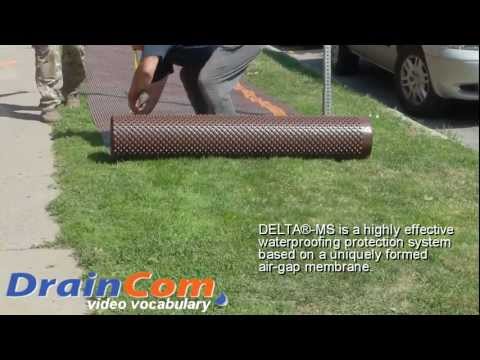 Delta membrane installation