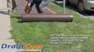 Delta membrane installation