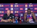 Brian Goorjian and Kouat Noi Post Match Press Conference | NBL26 Round 5 vs Perth Wildcats