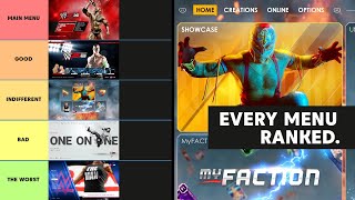 Ranking EVERY WWE 2K Game Menu From WORST To BEST