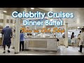 Celebrity cruises buffet dinner food tour 2023 apex  millennium